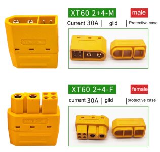 XT60 2+4 PLUG